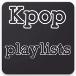 kpop playlist android application logo